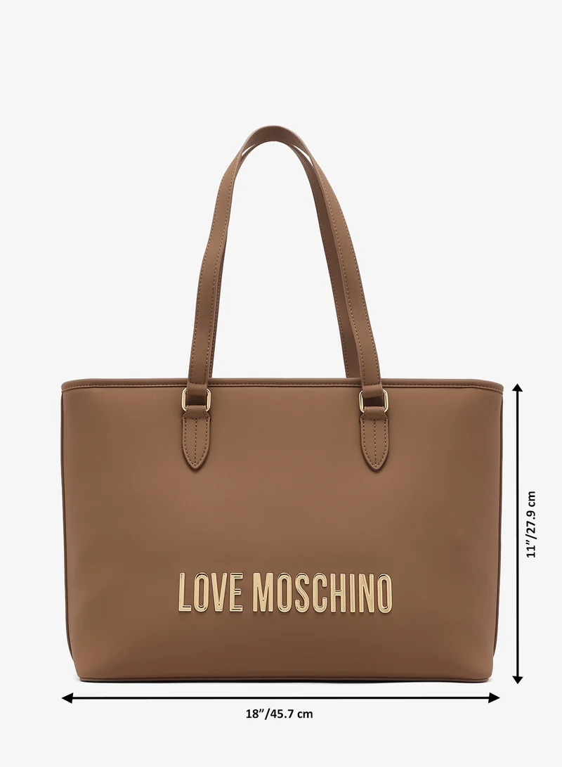 Love Moschino  Bold Love GRS PU Shopper Tote for Women | Best Price UAE